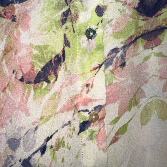 Rose & Olive 3XL White Floral Blouse NWT - Picture 9 of 12